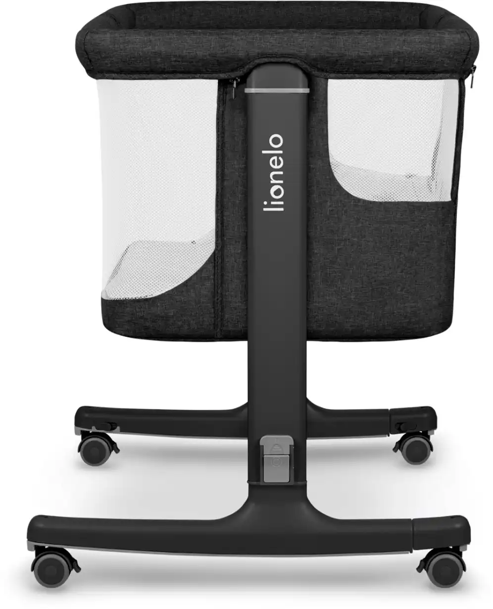Приставне ліжечко 3 в 1 Lionelo Aurora Grey Graphite